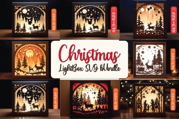 Download Christmas Decorations DIY Lightbox - Christmas Collection