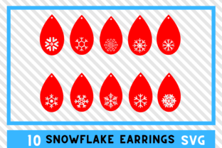 Download 10 Christmas Snowflake Earrings&nbsp; - Christmas Collection
