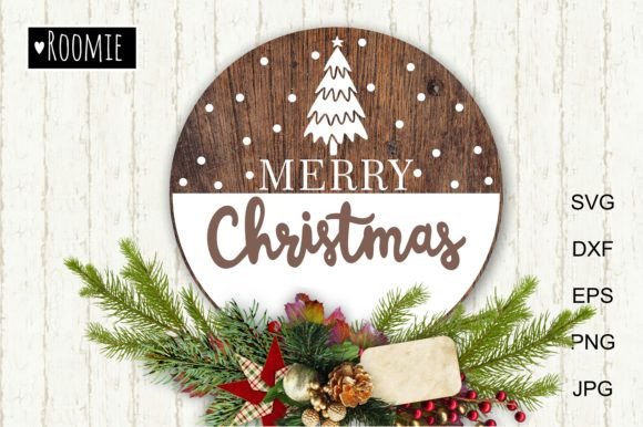 Download Merry Christmas Door Hanger Svg - Christmas Collection