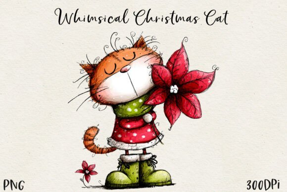 Download Cute Christmas Cat PNG - Christmas Collection