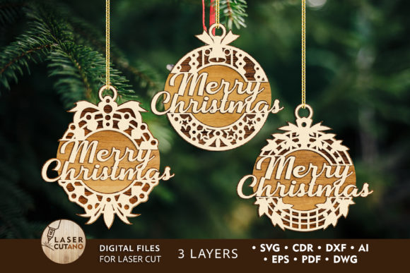 Download Christmas Ball Multilayer Cut Files - Christmas Collection