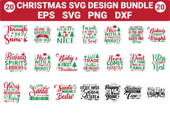Download Christmas Svg Design Bundle - Christmas Collection