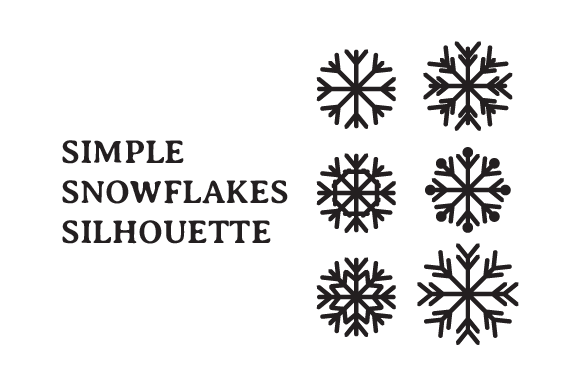 Download Simple Christmas Snowflakes SVG - Christmas Collection