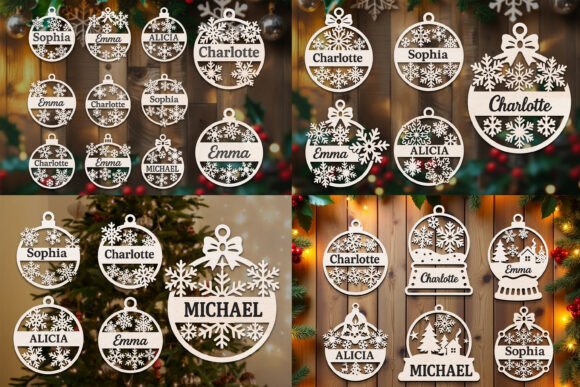 Download Laser Cut Christmas Ornaments SVG Bundle - Christmas Collection