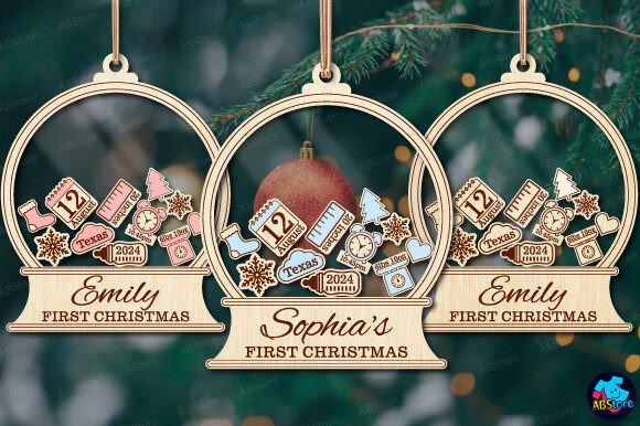 Download Baby's First Christmas Ornament Svg - Christmas Collection