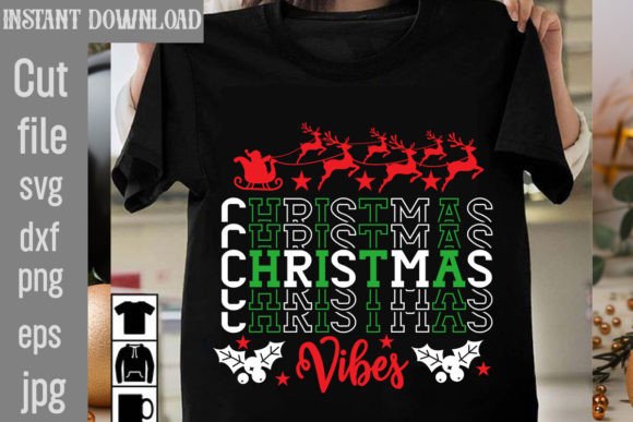 Download Christmas Vibes SVG Cut File - Christmas Collection
