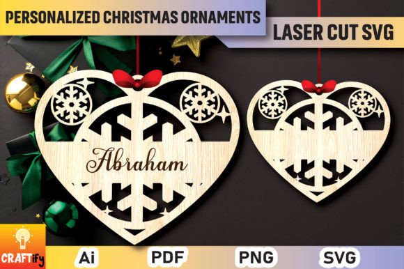 Download Personalized Christmas Ornaments SVG - Christmas Collection
