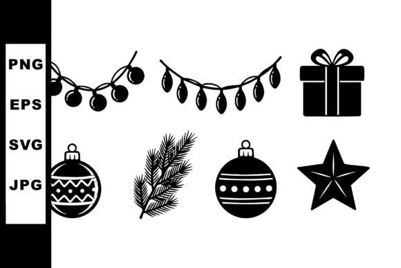 Download Christmas Holiday Decorations Vector Set - Christmas Collection