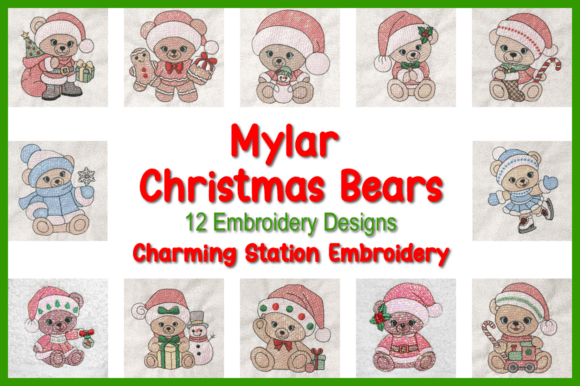 Download Mylar Christmas Bears - Christmas Collection