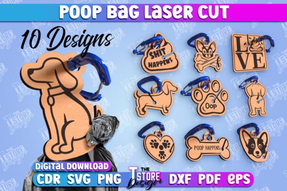 Download Poop Bag Holder Laser Cut Design Bundle - Holder Collection