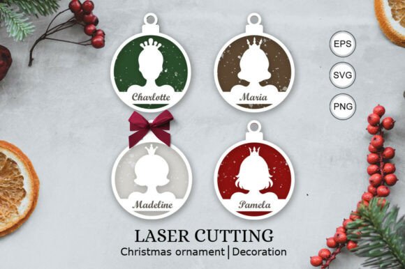 Download Princess Christmas Personalized Ornament - Christmas Collection
