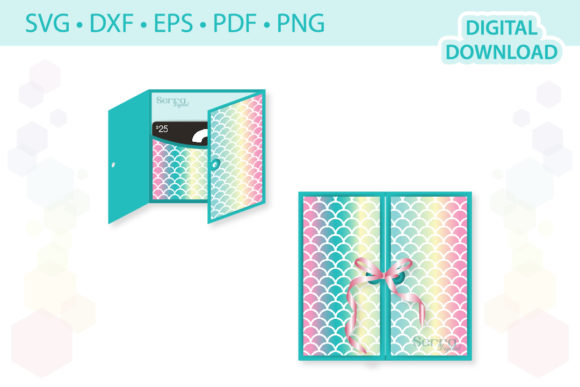Download Gate-fold Gift Card Holder Template - Holder Collection