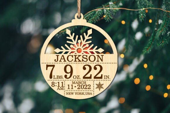 Download Baby's First Christmas Ornament SVG - Christmas Collection