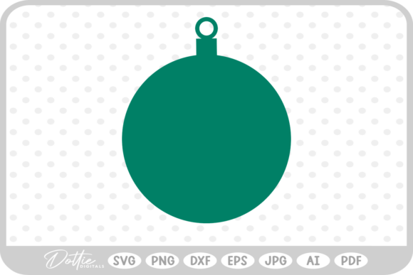 Download Christmas Bauble SVG PNG DXF - Christmas Collection