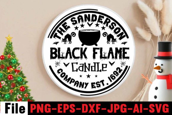 Download The Sanderson Sisters Black Flame Candle - Premium Resources