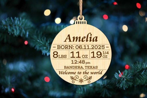 Download Baby's First Christmas Ornament SVG - Christmas Collection