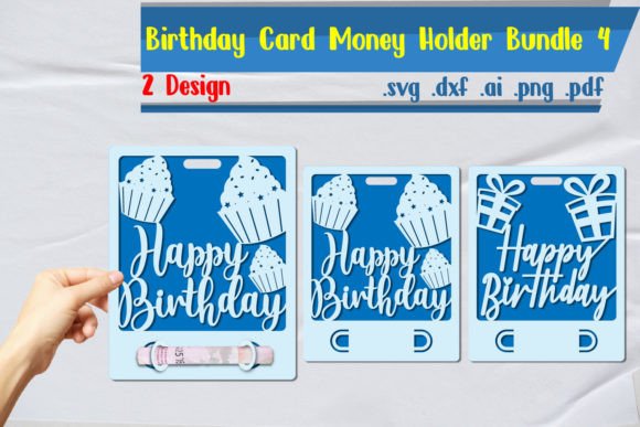 Download Birthday Card Money Holder Bundle 4 - Holder Collection