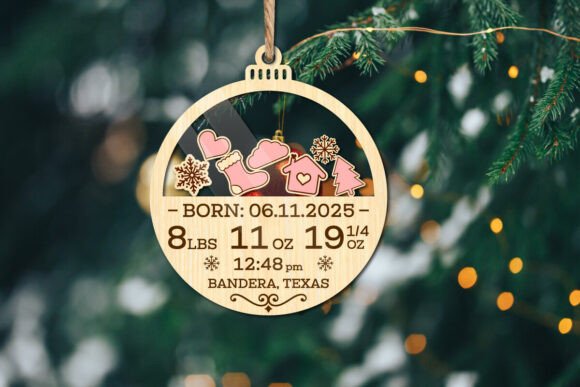 Download Baby's First Christmas Ornament SVG - Christmas Collection