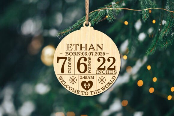 Download Baby's First Christmas Ornament SVG - Christmas Collection