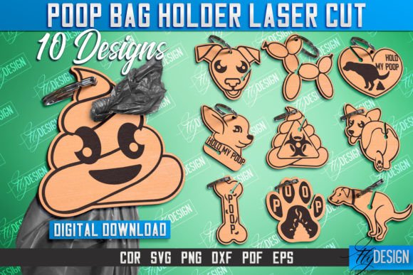 Download Poop Bag Holder Laser Cut Design Bundle - Holder Collection