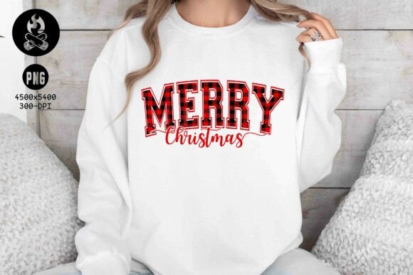 Download Merry Christmas PNG – Red Buffalo Plaid - Christmas Collection