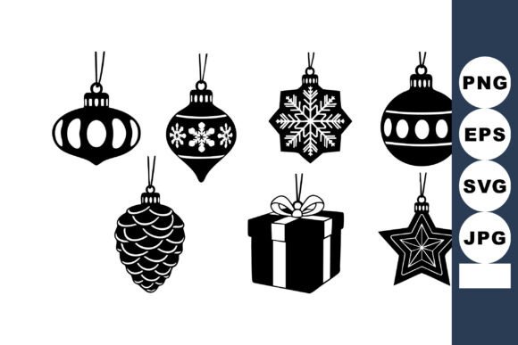 Download Christmas Holiday Decorations Vector Set - Christmas Collection