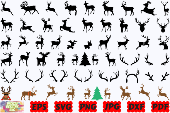 Download Reindeer SVG | Christmas Reindeer SVG - Christmas Collection