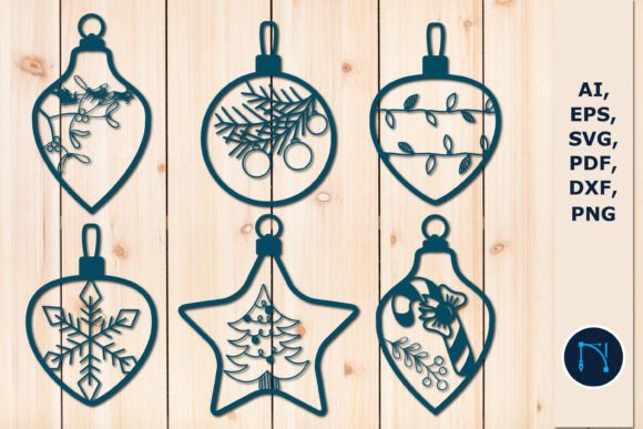 Download Paper Cut Christmas Bauble SVG Bundle - Christmas Collection