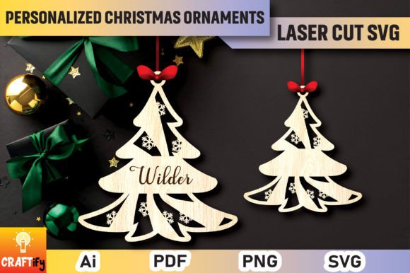 Download Personalized Christmas Ornaments SVG - Christmas Collection
