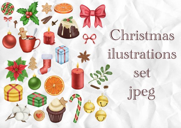 Download Christmas Illustrations Set - Christmas Collection
