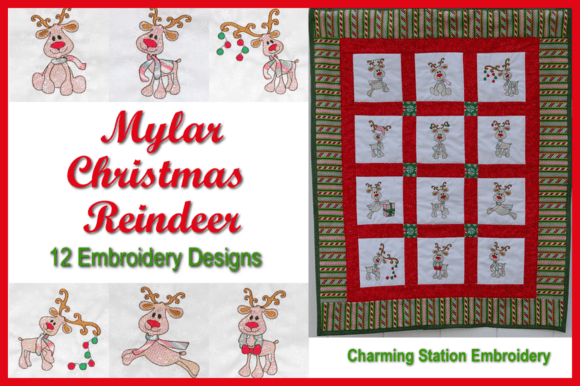 Download Mylar Christmas Reindeer - Christmas Collection