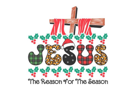 Download Jesus Cross Christmas SVG Sublimation - Christmas Collection