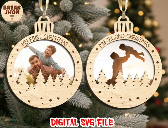 Download Baby’s First Christmas Ornament SVG - Christmas Collection