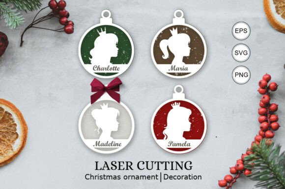 Download Princess Christmas Personalized Ornament - Christmas Collection