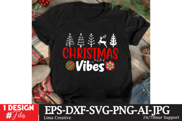 Download Christmas Vibes SVG Cut File - Christmas Collection