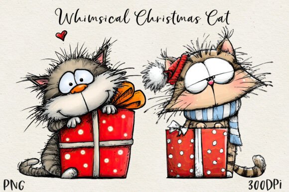 Download Cute Christmas Cat PNG - Christmas Collection