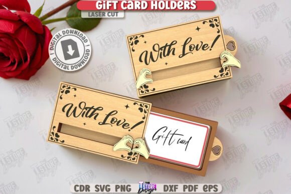 Download Valentine Gift Card Holder with Slider - Holder Collection