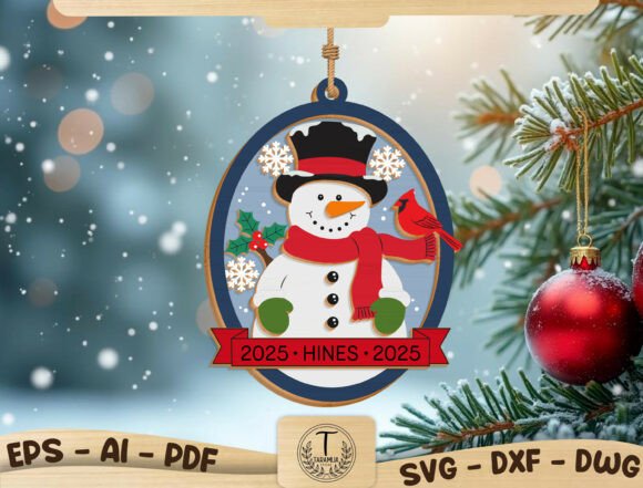 Download Personalized Christmas Ornament Svg - Christmas Collection