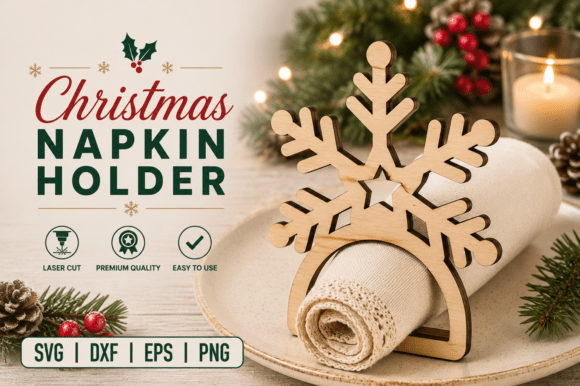 Download Snowflake Napkin Holder SVG - Holder Collection