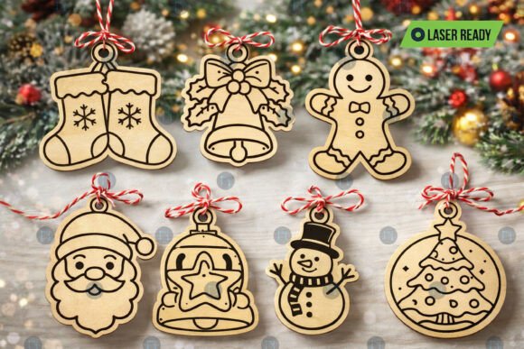 Download Paintable Christmas Ornaments SVG Bundle - Christmas Collection