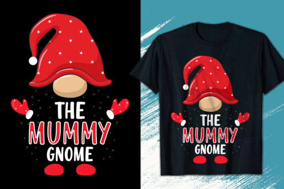 Download Mummy Gnome Christmas T-shirt Design - Christmas Collection