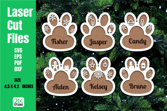 Download Dog Ornament Personalized Svg Laser Cut - Personalized svg Collection