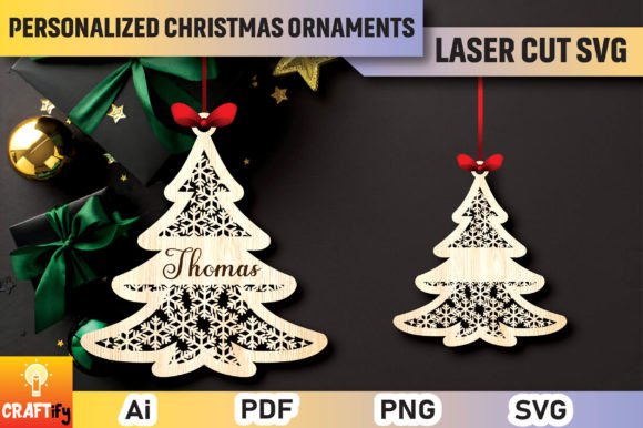 Download Personalized Christmas Ornaments SVG - Christmas Collection