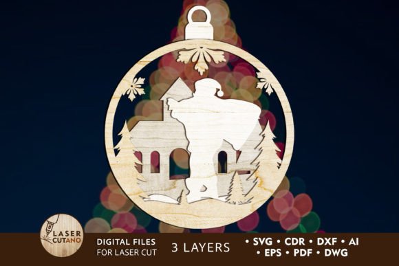 Download Santa Christmas Multilayer Cut Files - Christmas Collection