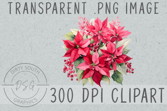 Download Christmas Poinsettia Arrangement - Christmas Collection
