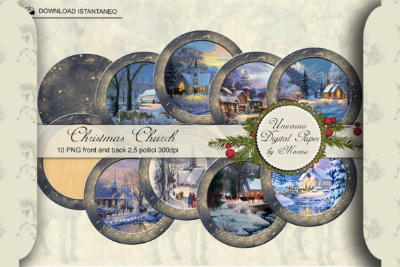 Download Christmas Church Rounds Collage Sheet - Christmas Collection