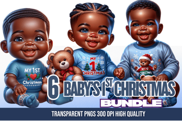 Download Baby Boys First Christmas PNG Bundle - Christmas Collection