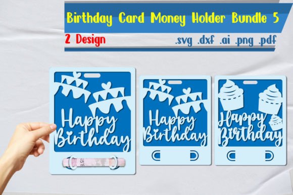 Download Birthday Card Money Holder Bundle 5 - Holder Collection