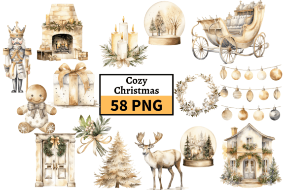 Download Natural Christmas Illustrations PNG - Christmas Collection