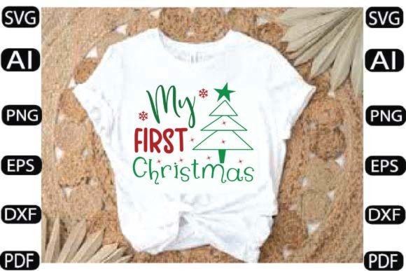 Download My First Christmas SVG DESIGN - Christmas Collection